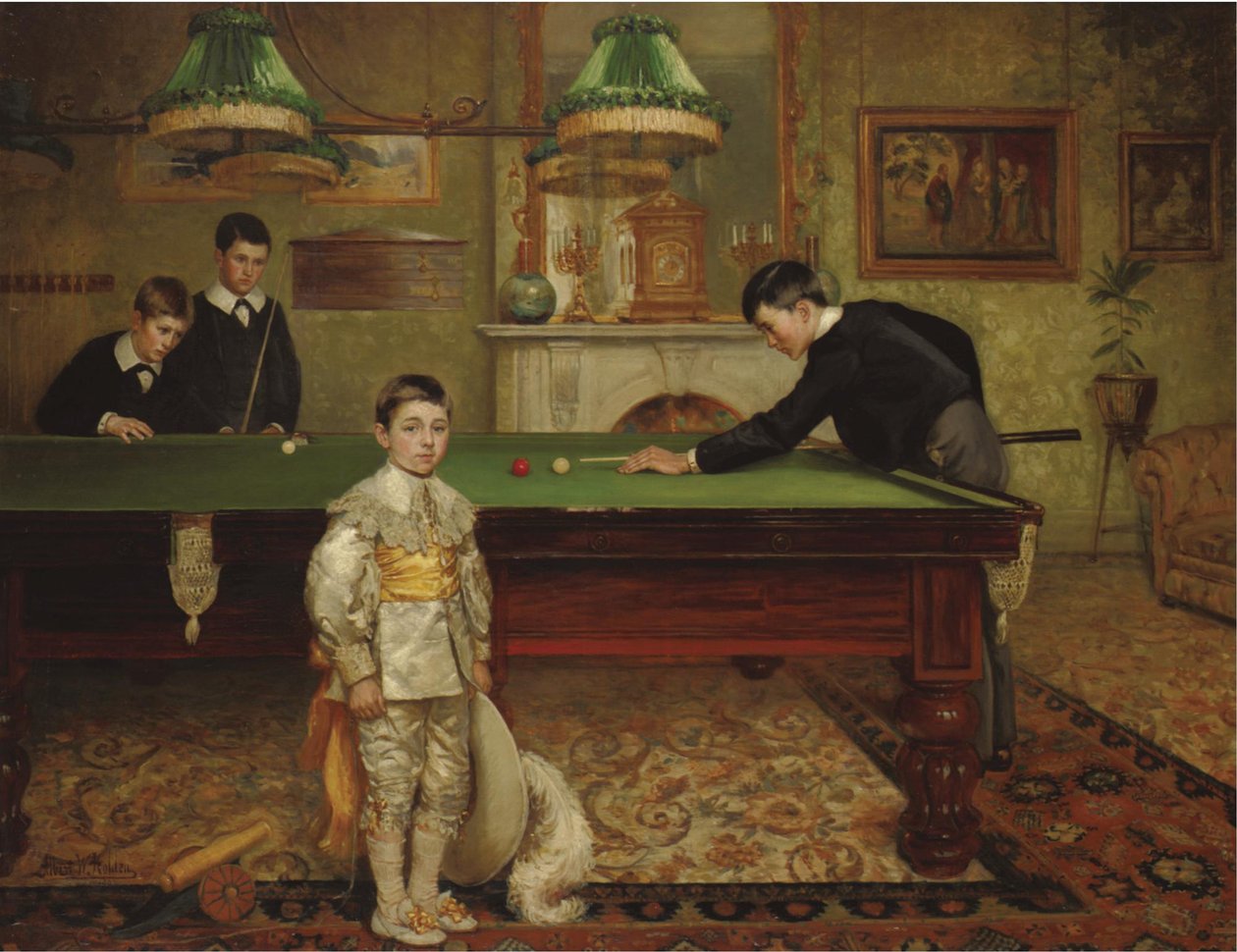 Billardstue, 1902 af Albert William Holden