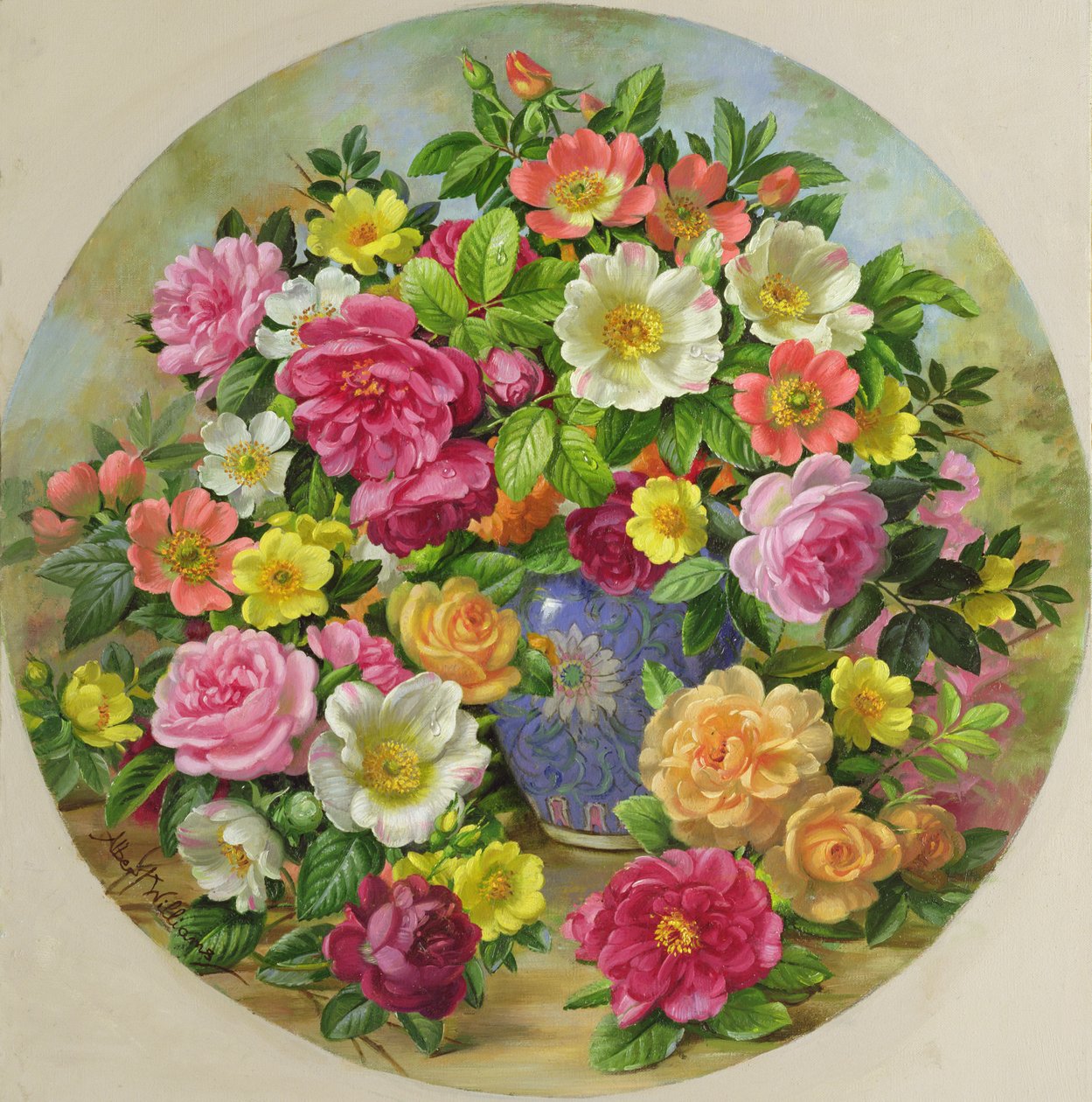 A401D Hyldest til den vilde rose af Albert Williams