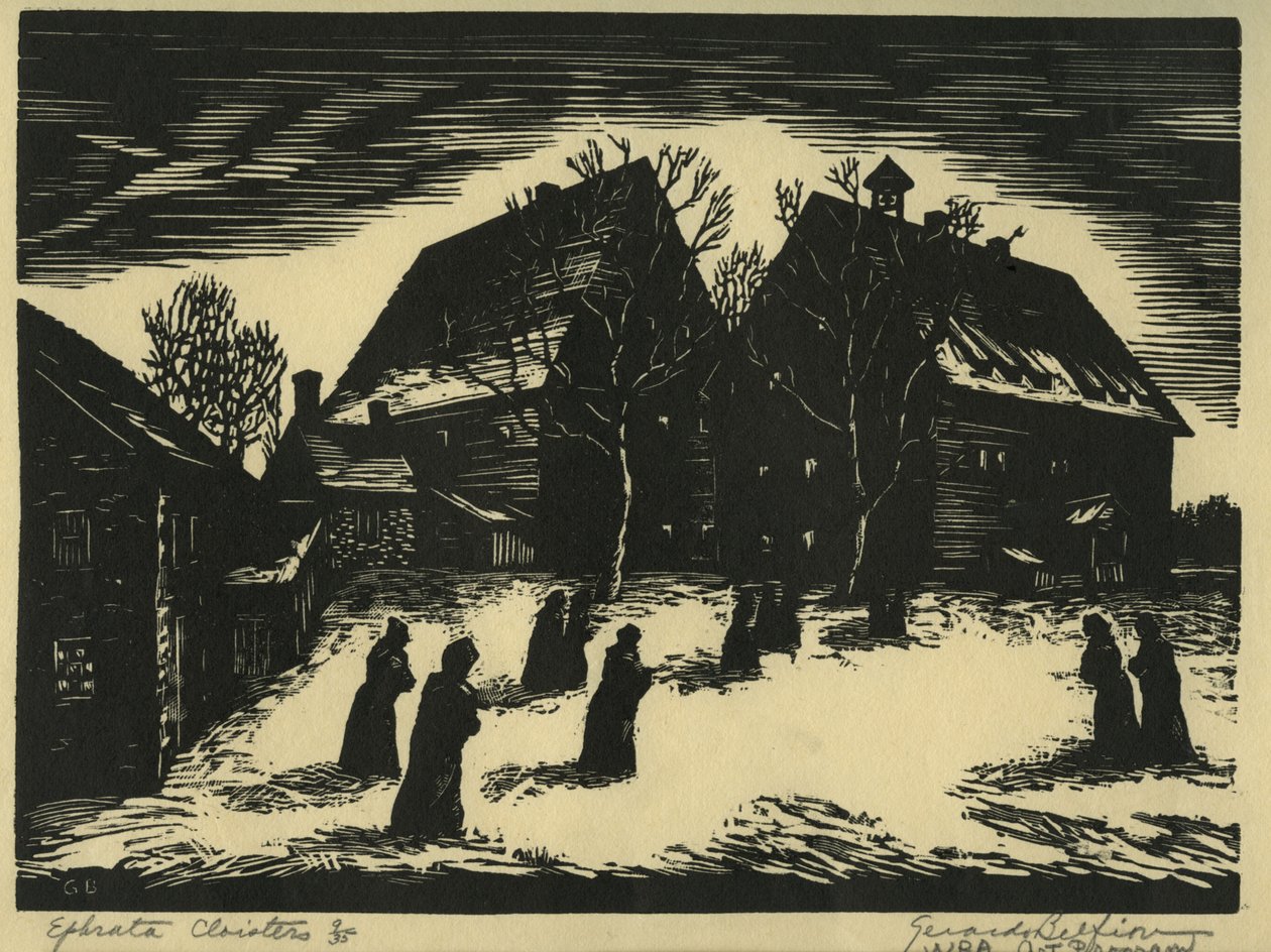 Ephrata klostre af Albert Winslow Barker