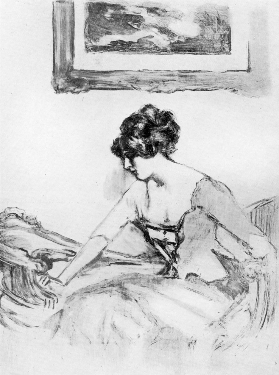 En undersøgelse, slutningen af det 19. århundrede, 1913. af Albert de Belleroche