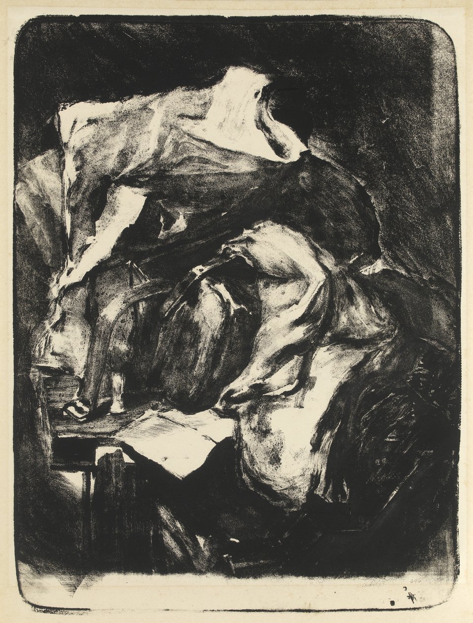 The Doctors Gladstone taske og hat, ca. 1900 af Albert de Belleroche