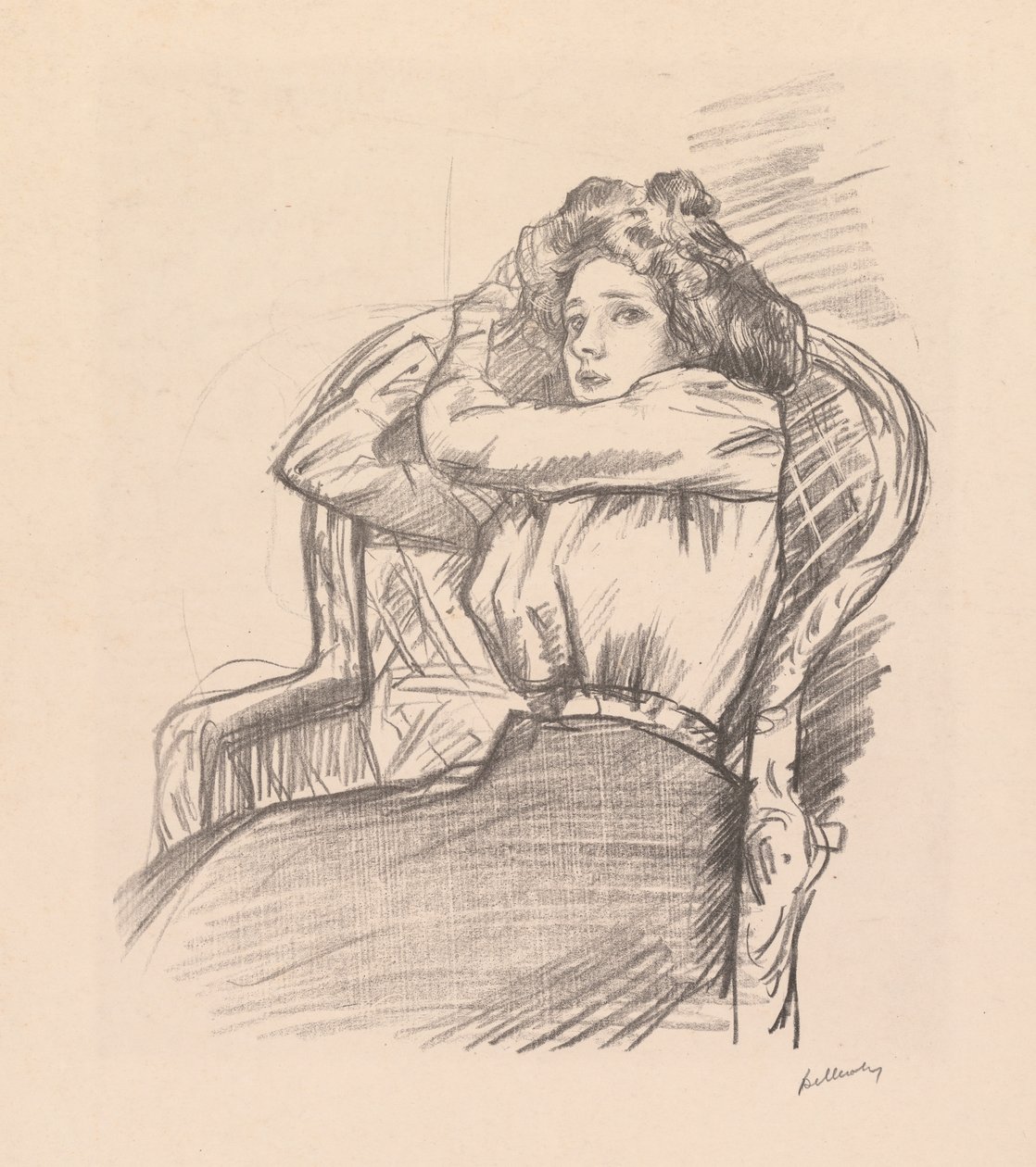 Uden titel ("Babette") af Albert de Belleroche
