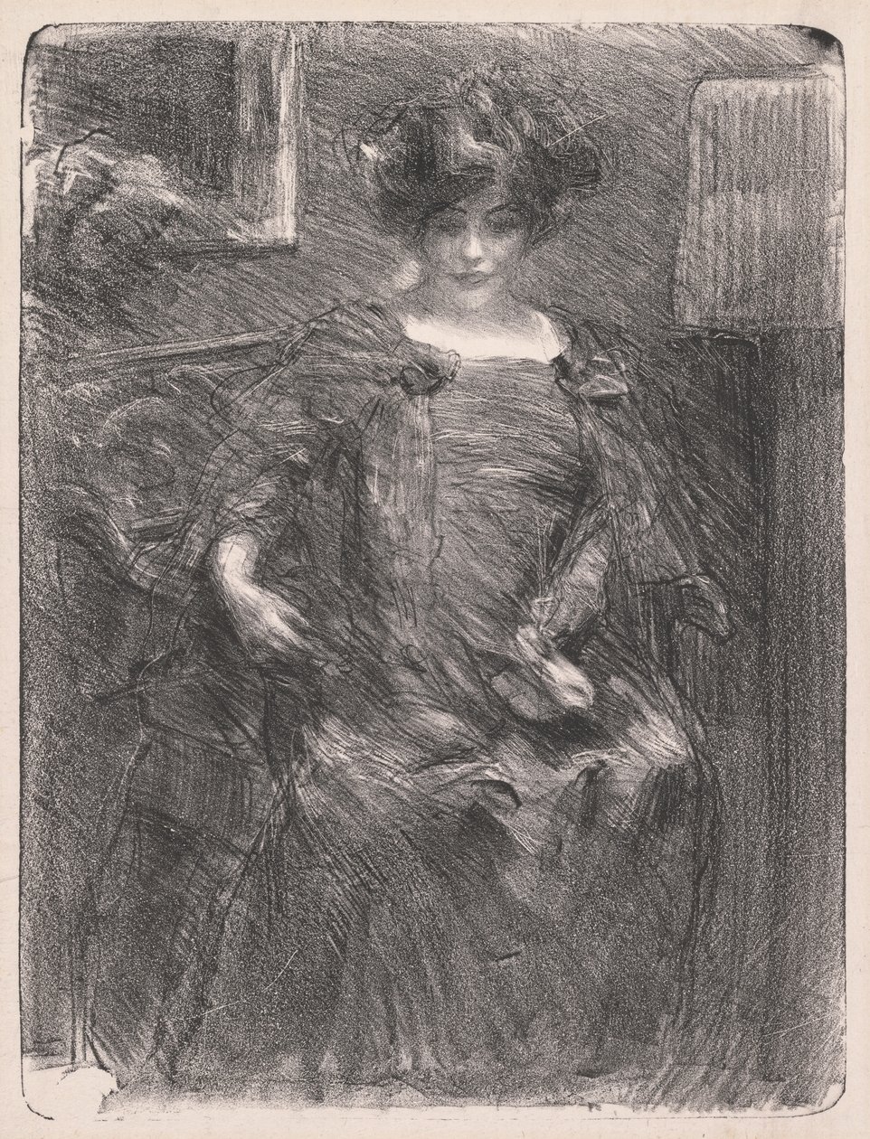 Unavngivet (kvinde) af Albert de Belleroche