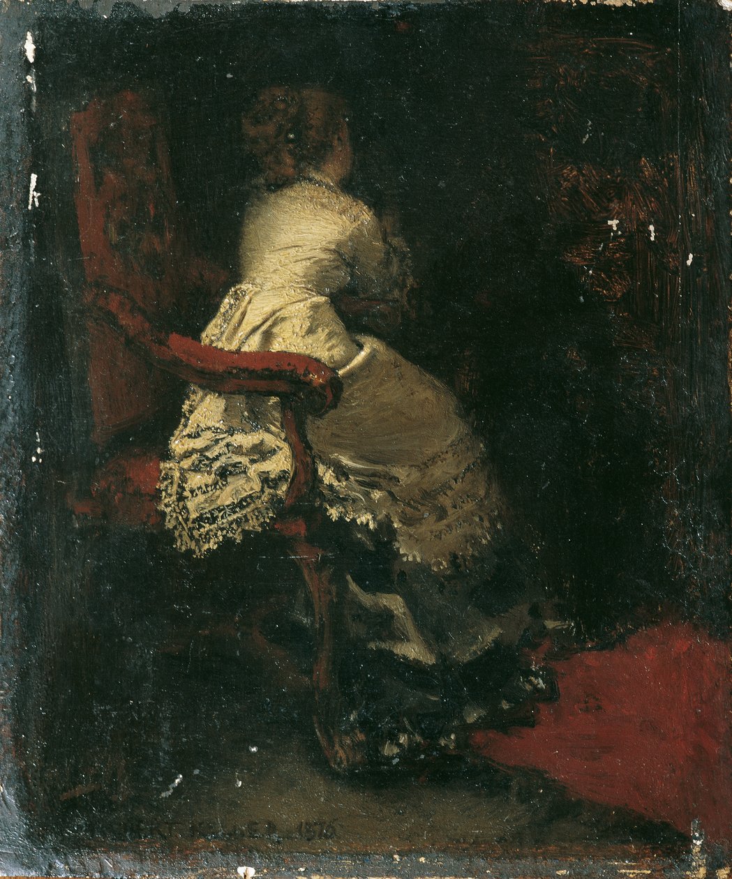 Dame i lænestolen af Albert von Keller