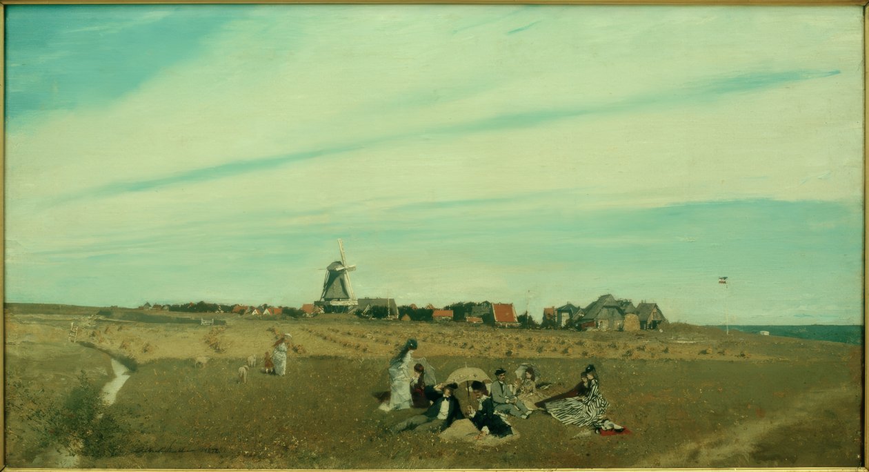 Seebad Wyk auf Föhr af Albert von Keller