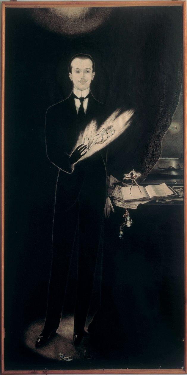 Selvportræt af Alberto Martini