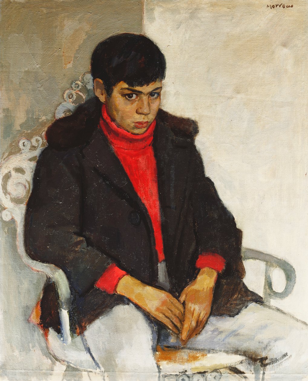 Portræt af Laurie Morrocco af Alberto Morrocco