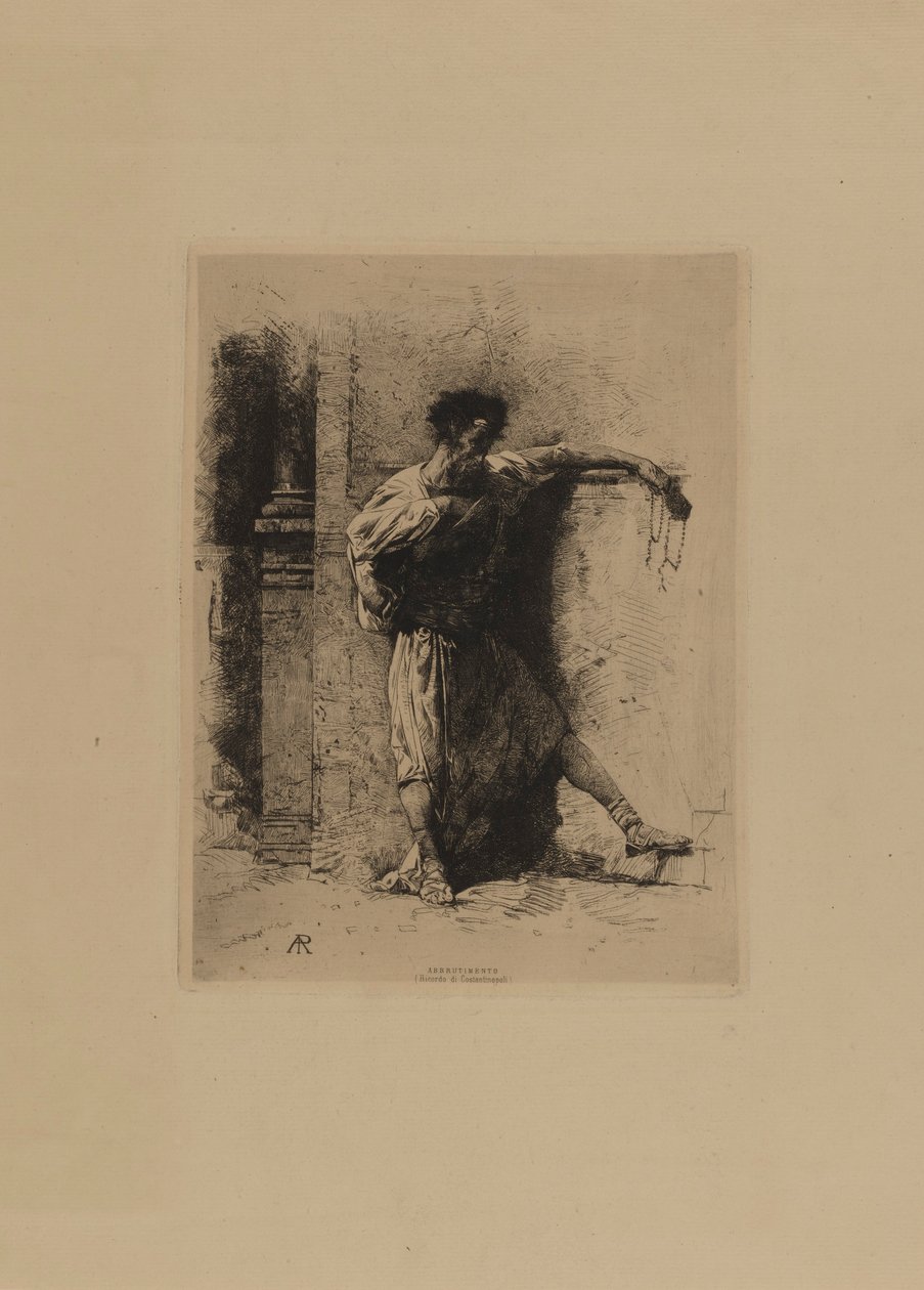 Ødelæggelse (Erindring om Konstantinopel) af Alberto Pasini