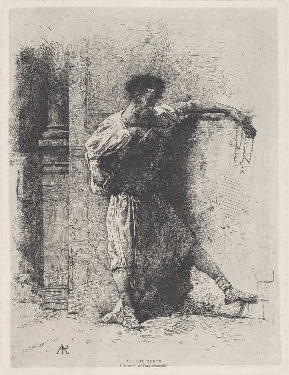 Brutalisering (Souvenir fra Konstantinopel)] af Alberto Pasini