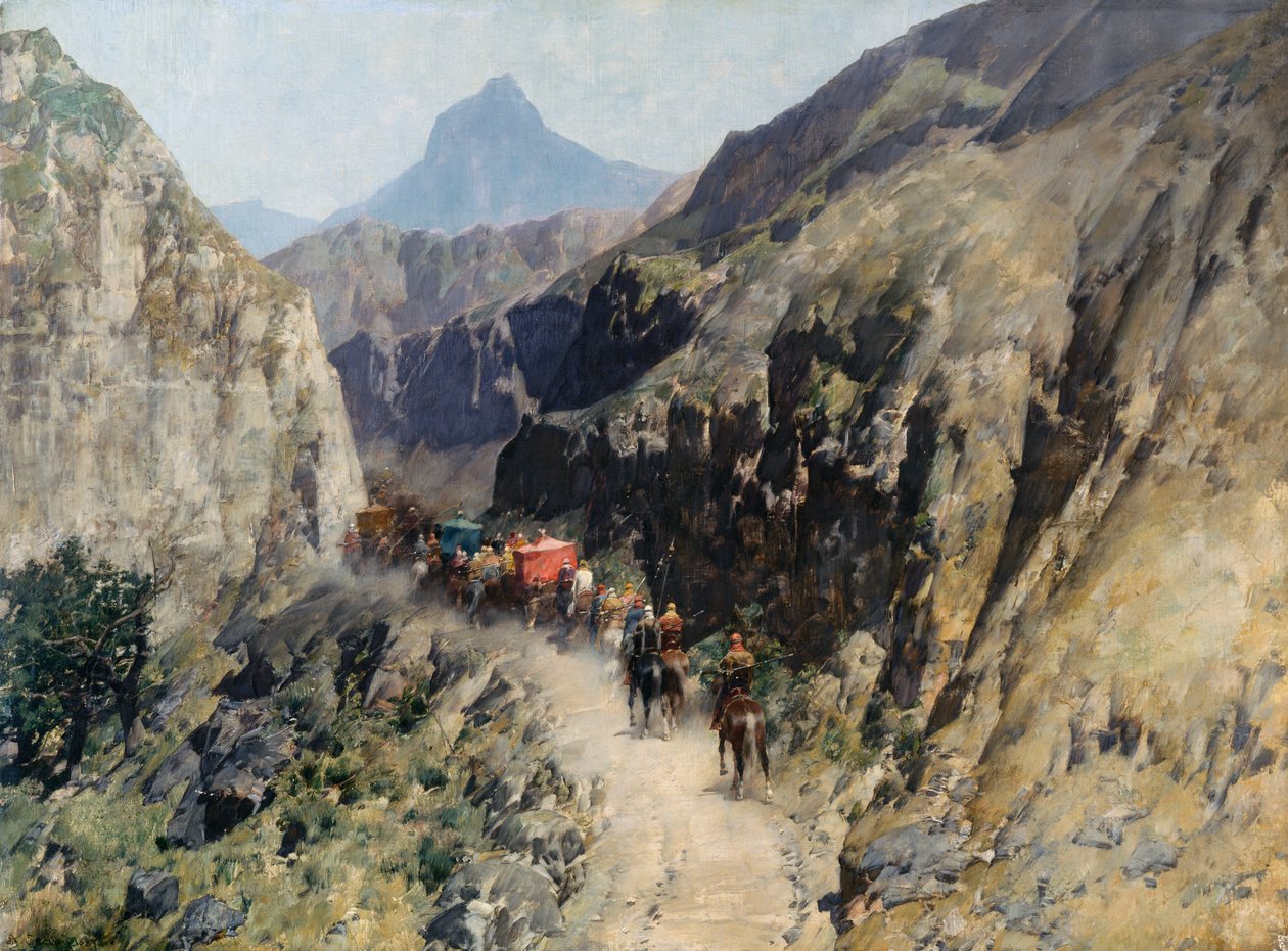 Karavane i Persien af Alberto Pasini
