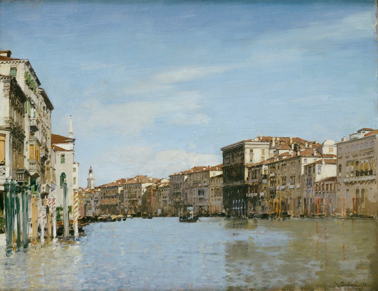 Canal Grande, Venedig af Alberto Pasini
