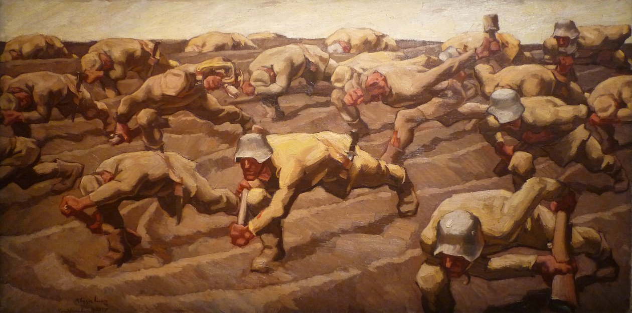 Nordfrankrig, 1917 af Albin Egger Lienz