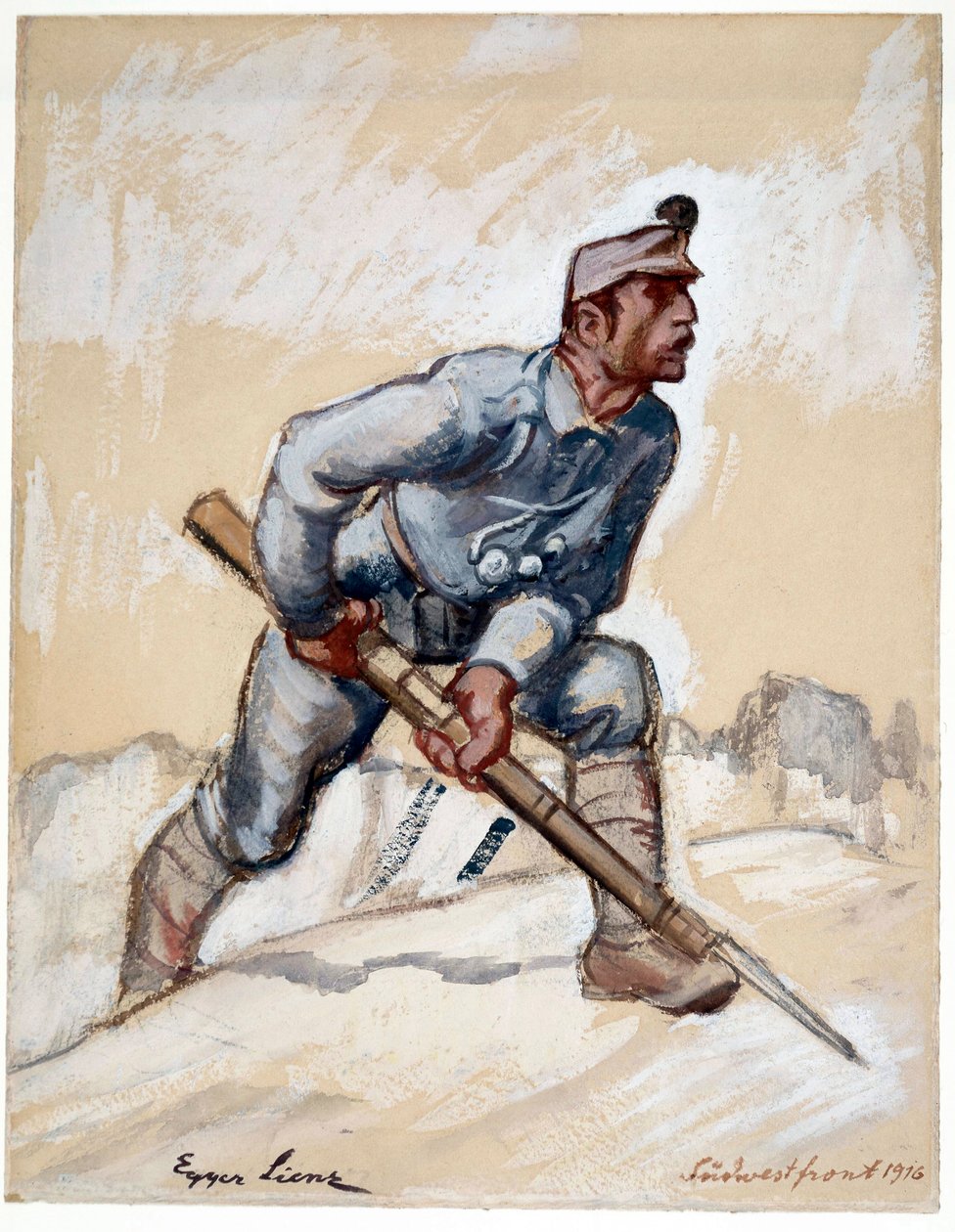 Sydvestfronten af Albin Egger Lienz