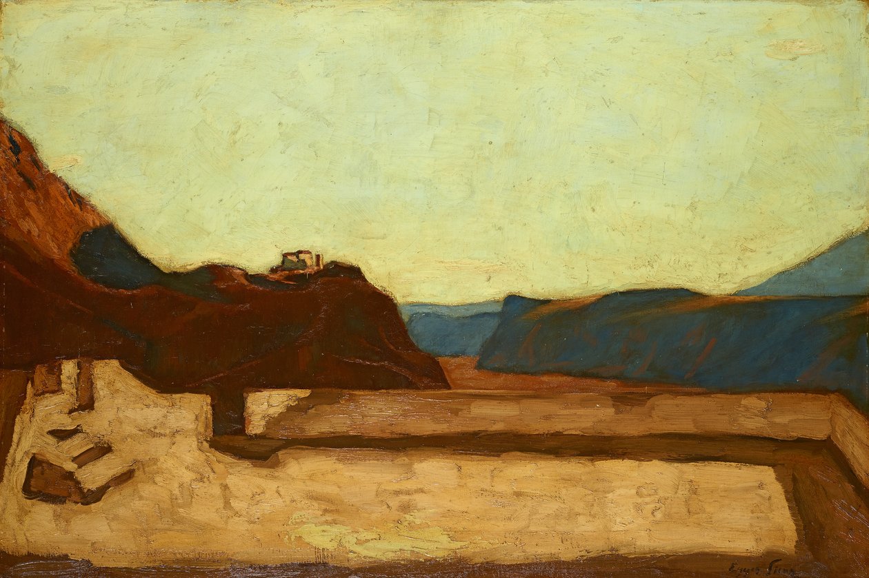 På Golgata i Bolzano af Albin Egger Lienz