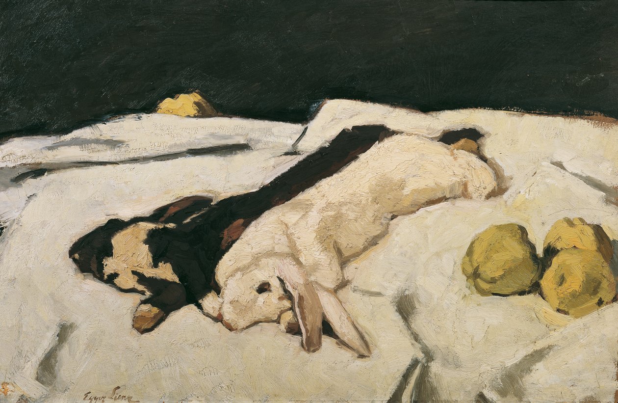 og hænderne går frem af Albin Egger Lienz