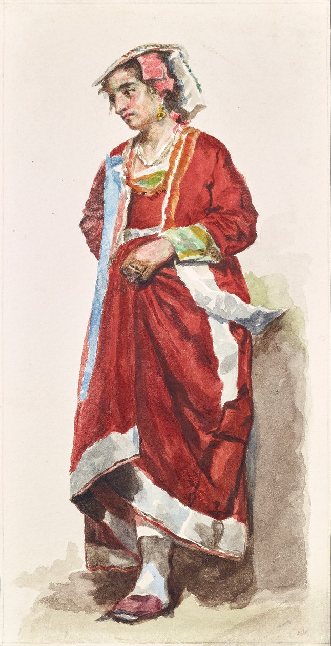 Kvindelig kostumeundersøgelse - Central Italien af Albin Stein