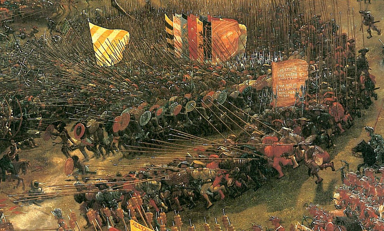 Slaget ved Issus (detalje) af Albrecht Altdorfer