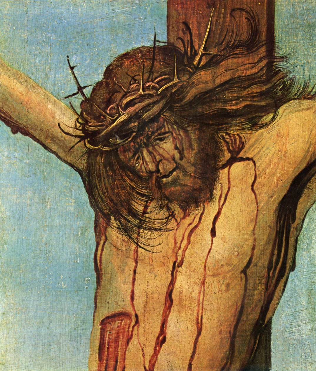 Kristus på korset med Maria og Johannes af Albrecht Altdorfer