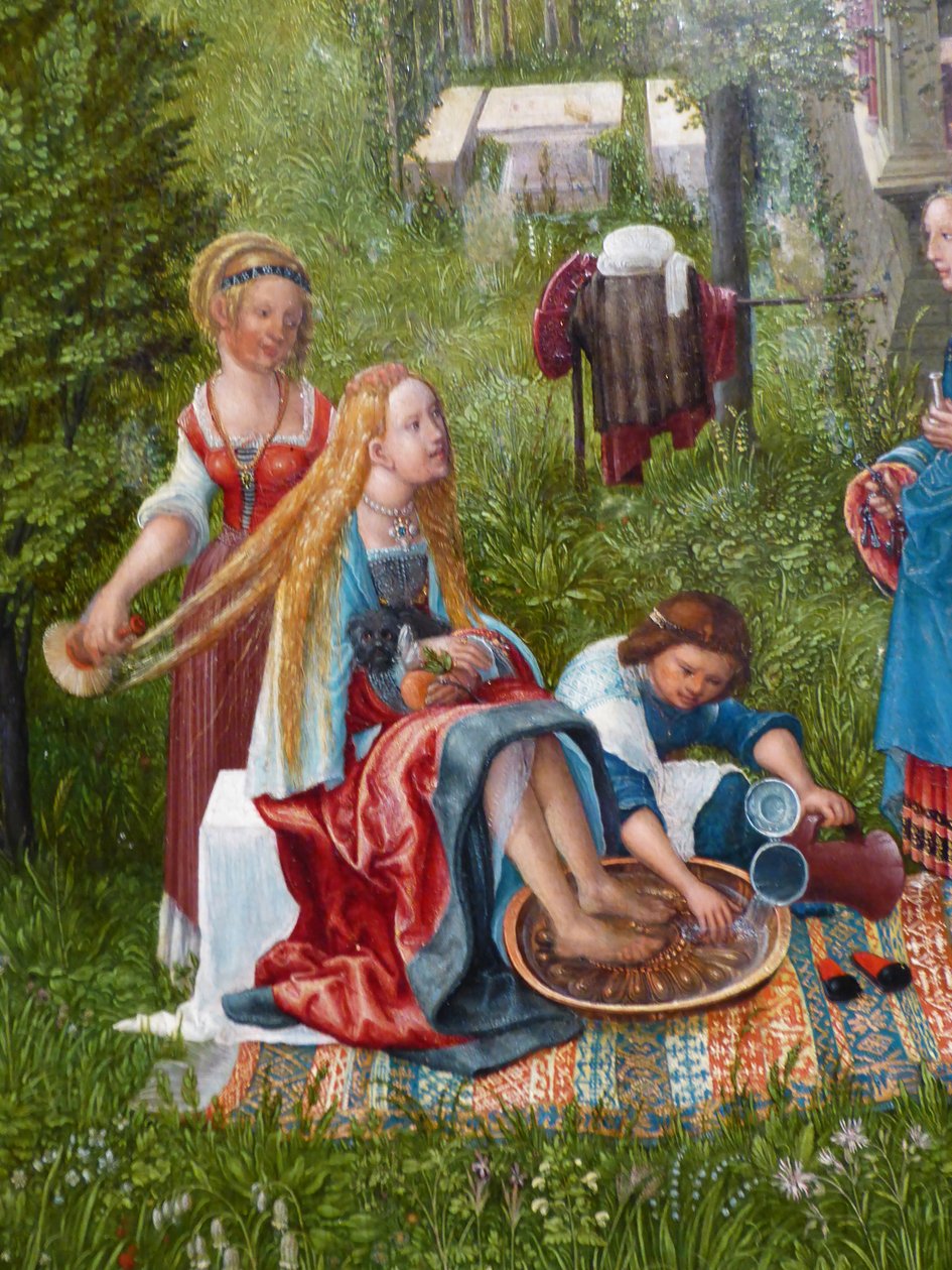 Susanna badede og stenede den gamle kvinde af Albrecht Altdorfer