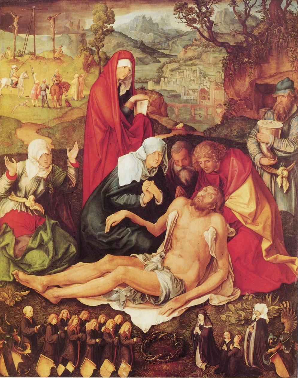 Kristi klagesang af Albrecht Dürer