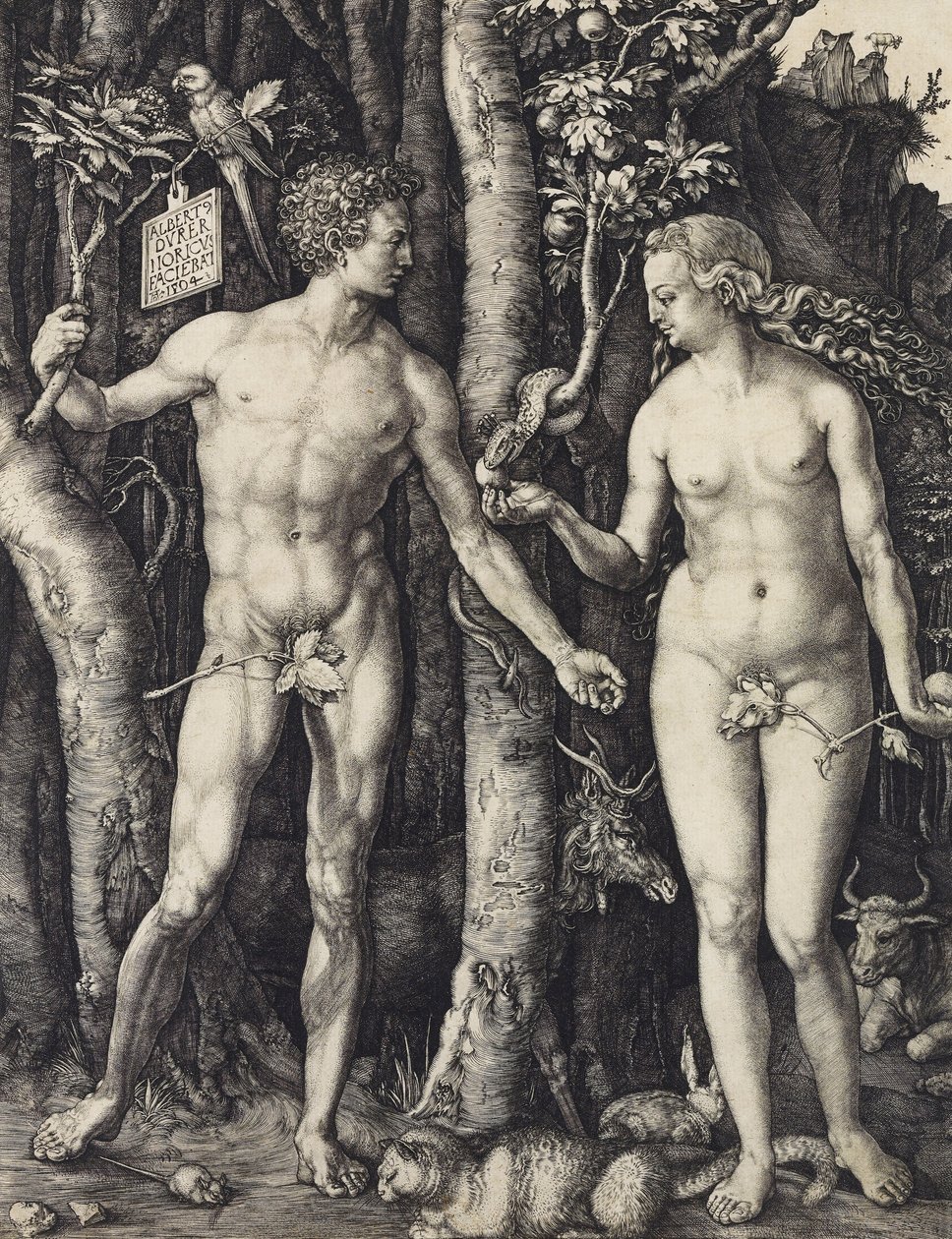 Adam og Eva af Albrecht Dürer