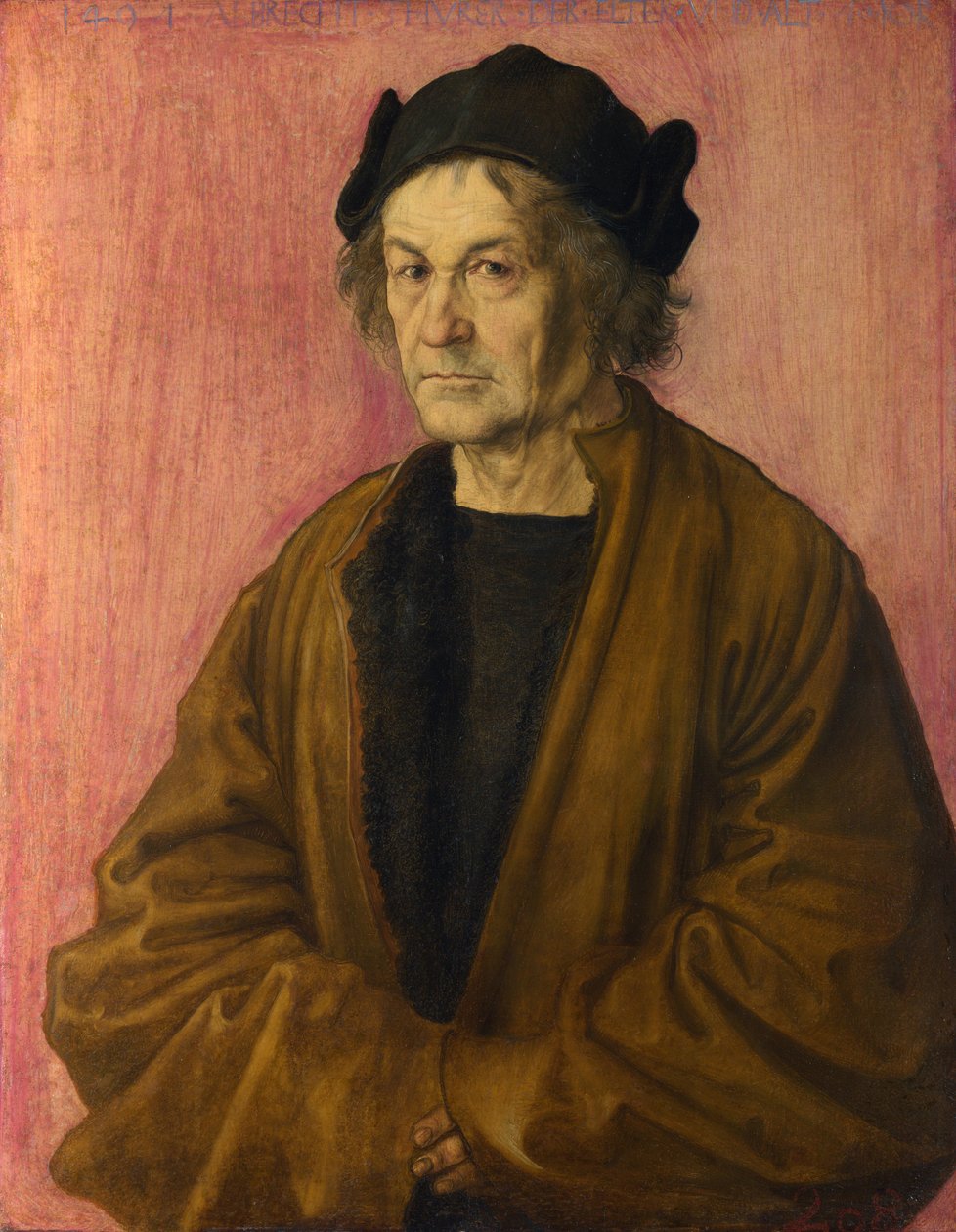 Albrecht Durers far, 1497 (panel) af Albrecht Dürer