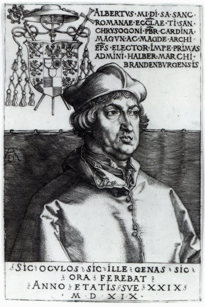 Albrecht af Brandenburg, 1519 af Albrecht Dürer