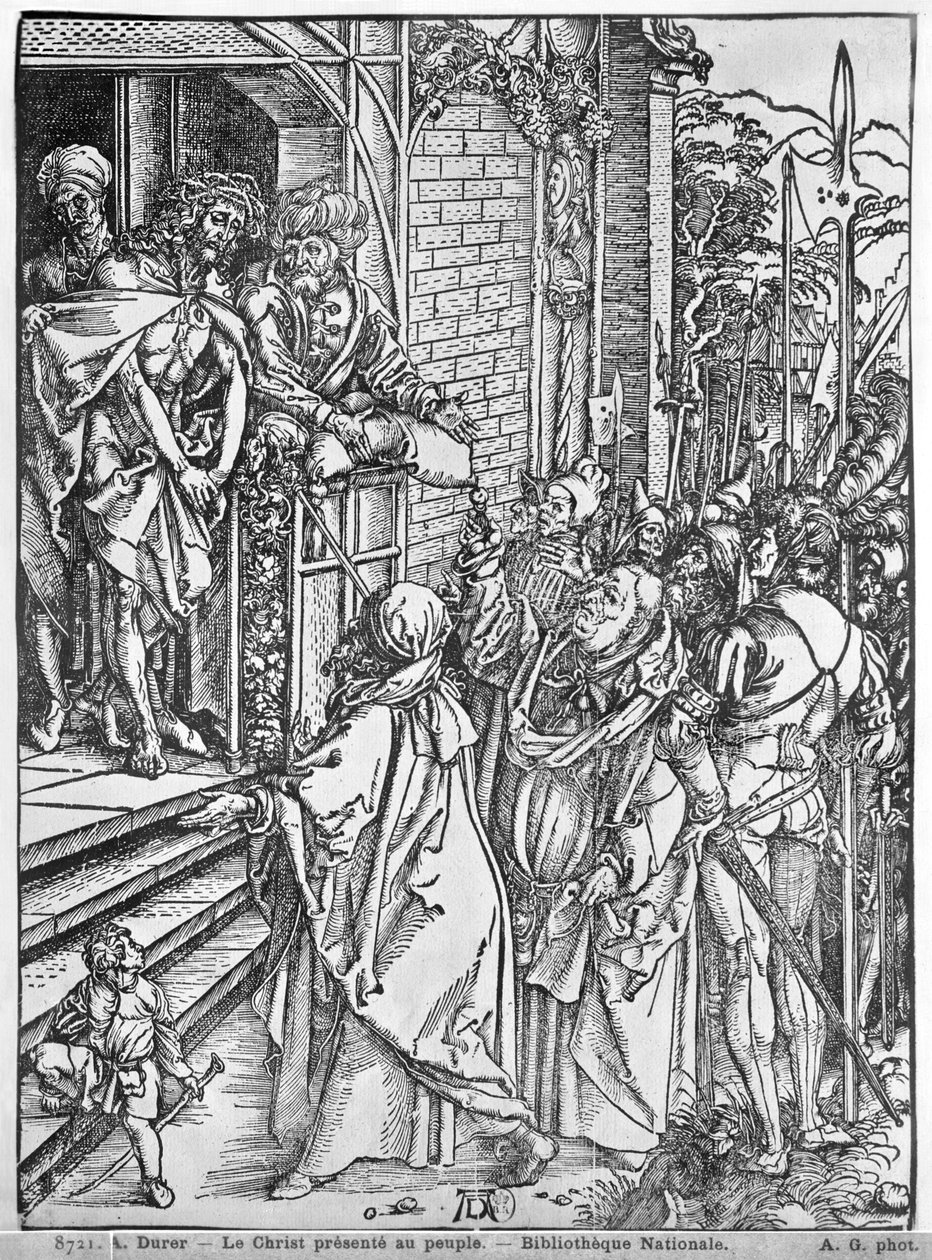 Kristus præsenterede for folket af Albrecht Dürer