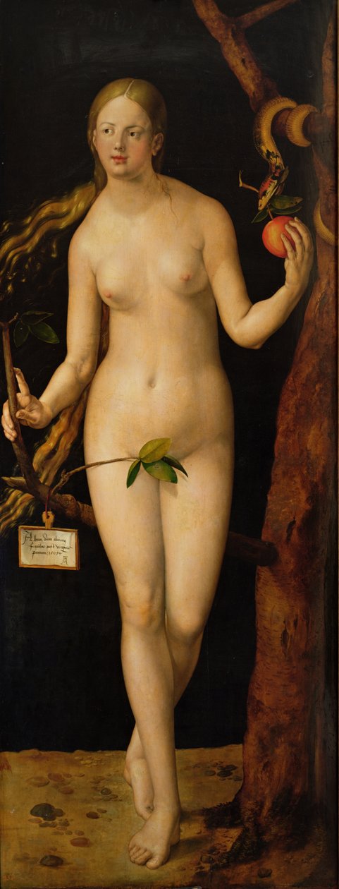 Eva, 1507 af Albrecht Dürer