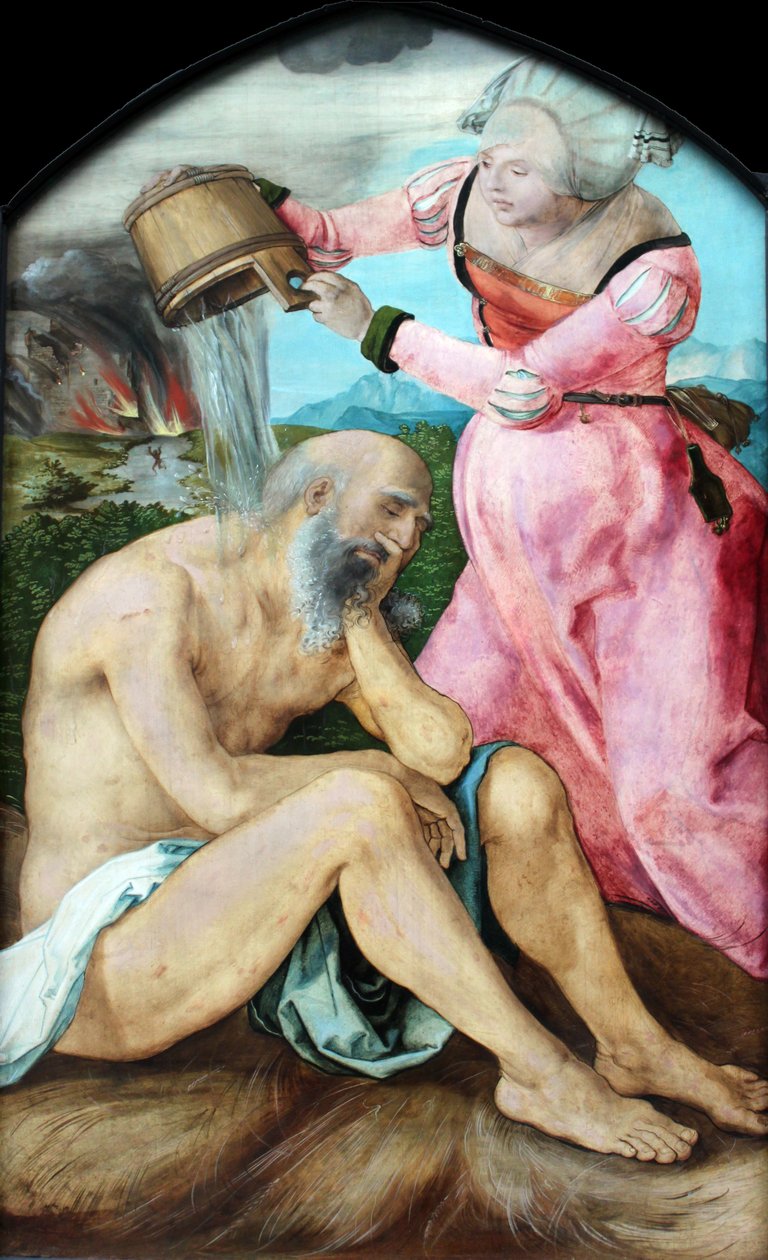 Job på møgbunken af Albrecht Dürer