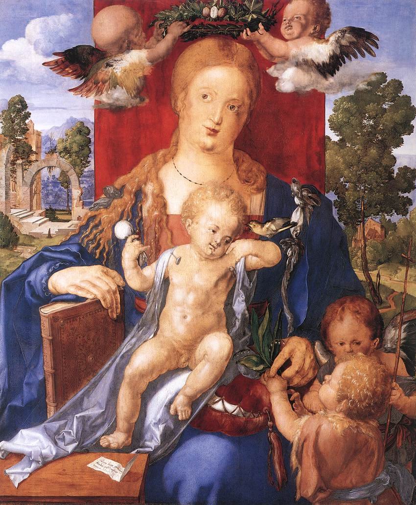 Madonna med siskinen af Albrecht Dürer