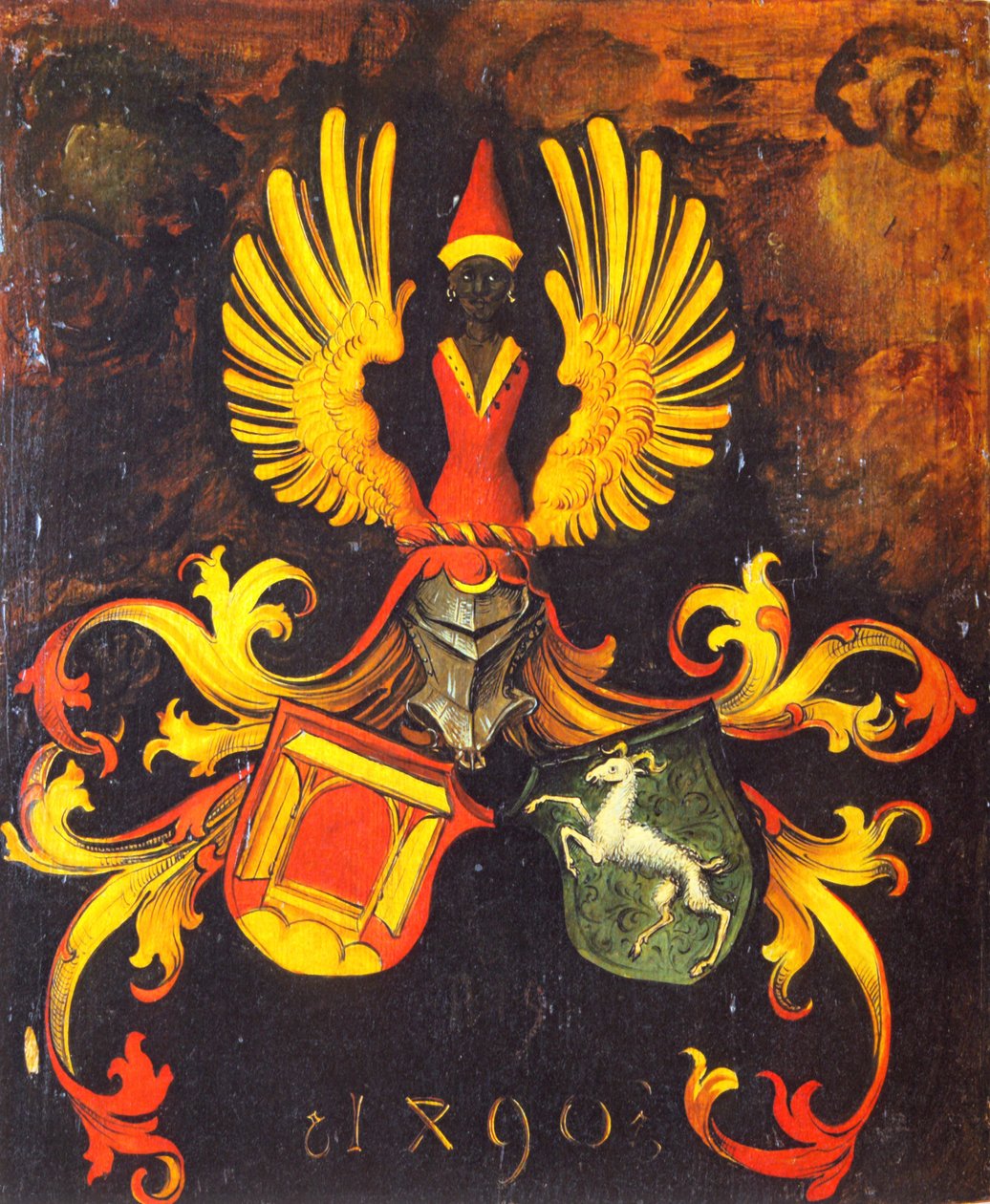 Våbenskjold for familierne Duerer og Holper til ægteskab af Albrecht Dürer