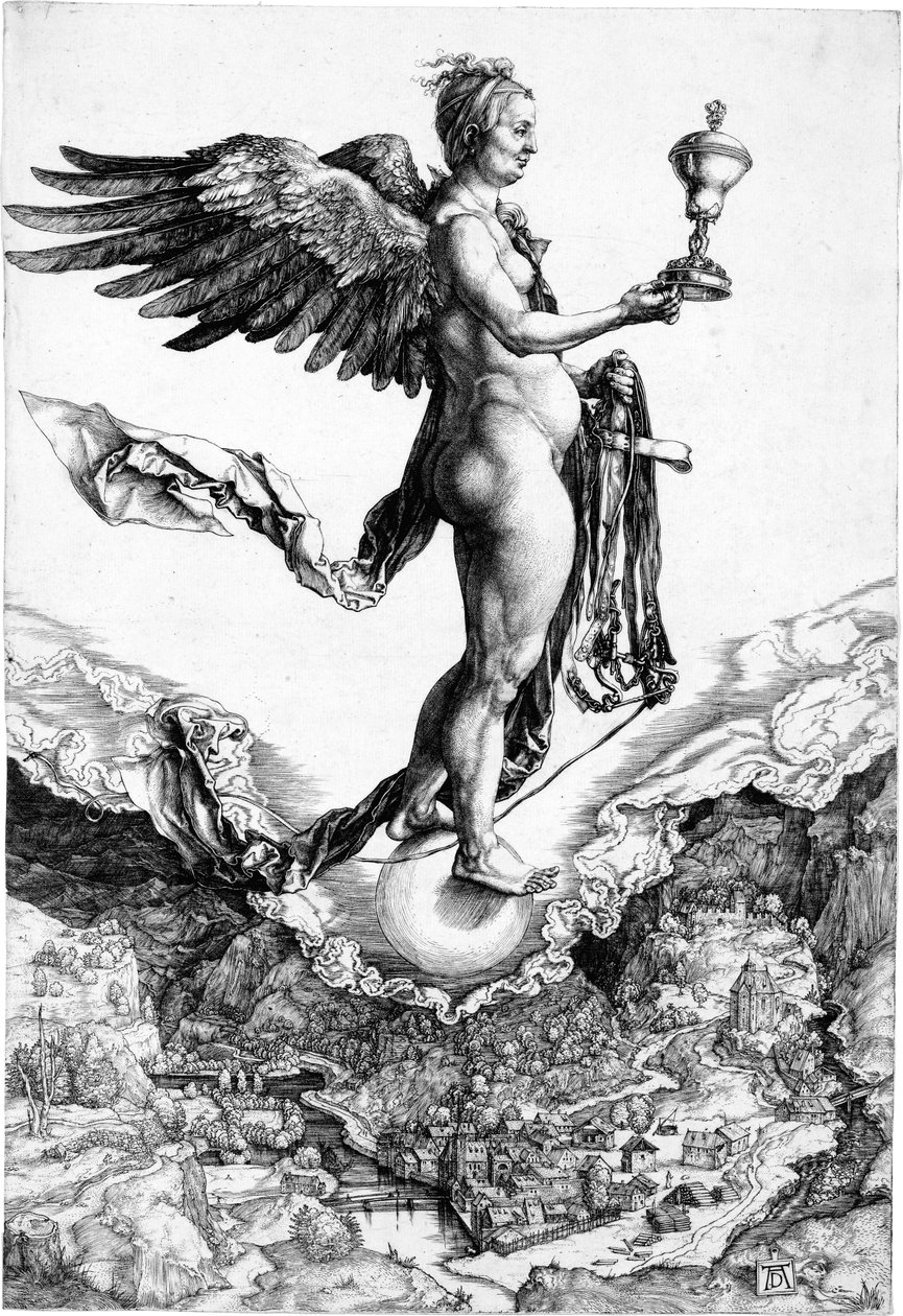 Nemesis eller lykke af Albrecht Dürer