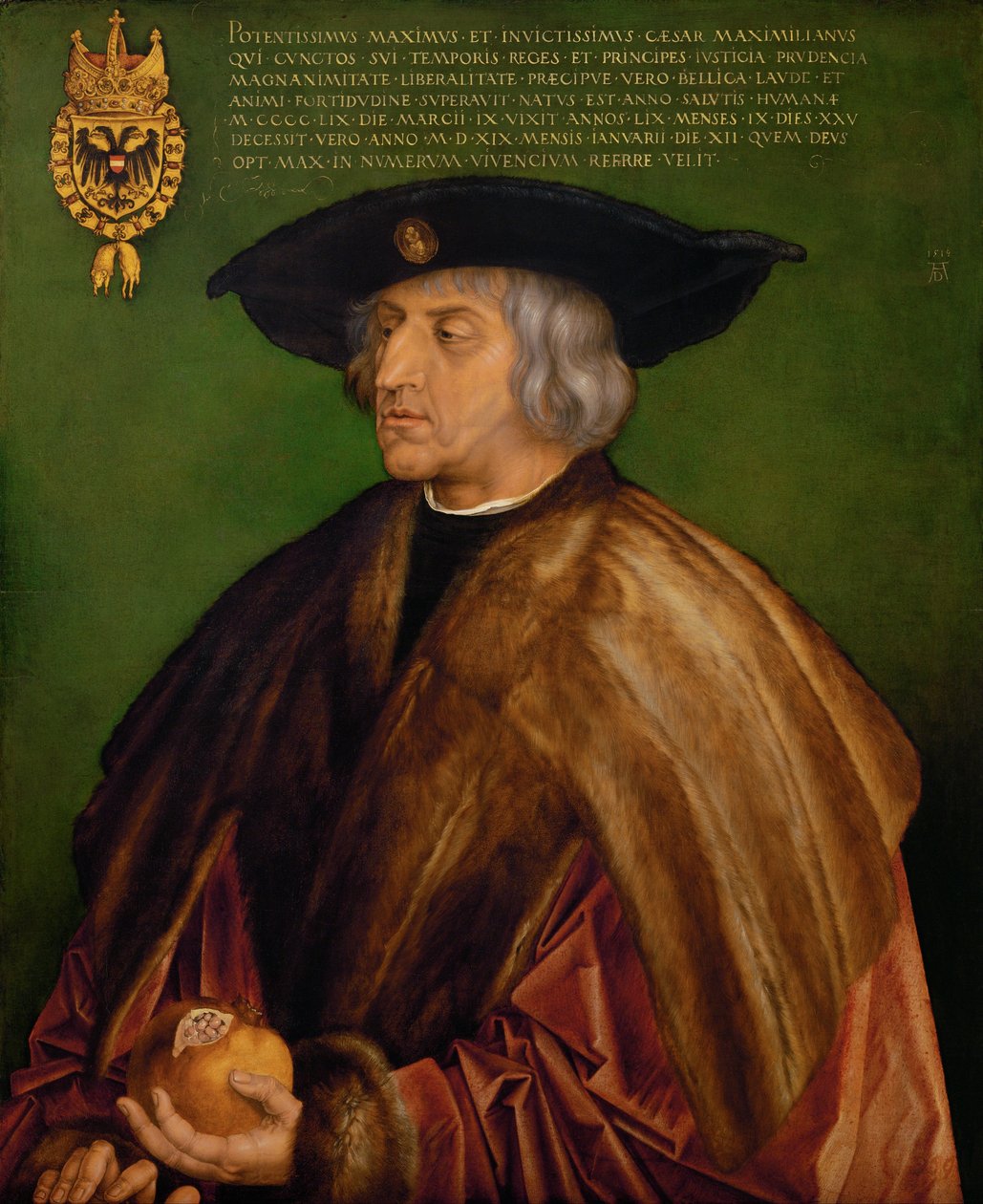 Portræt af Maximilian I af Albrecht Dürer