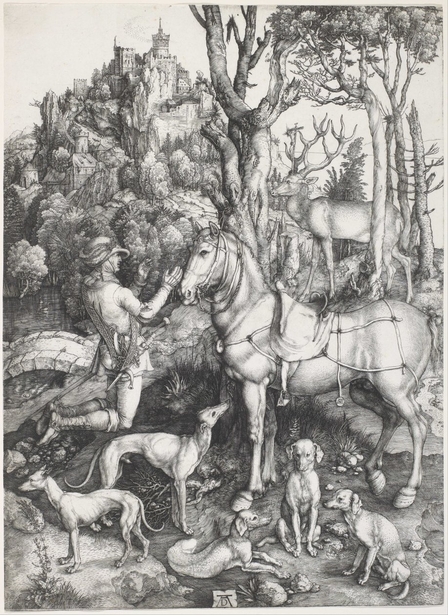 Saint Eustace af Albrecht Dürer