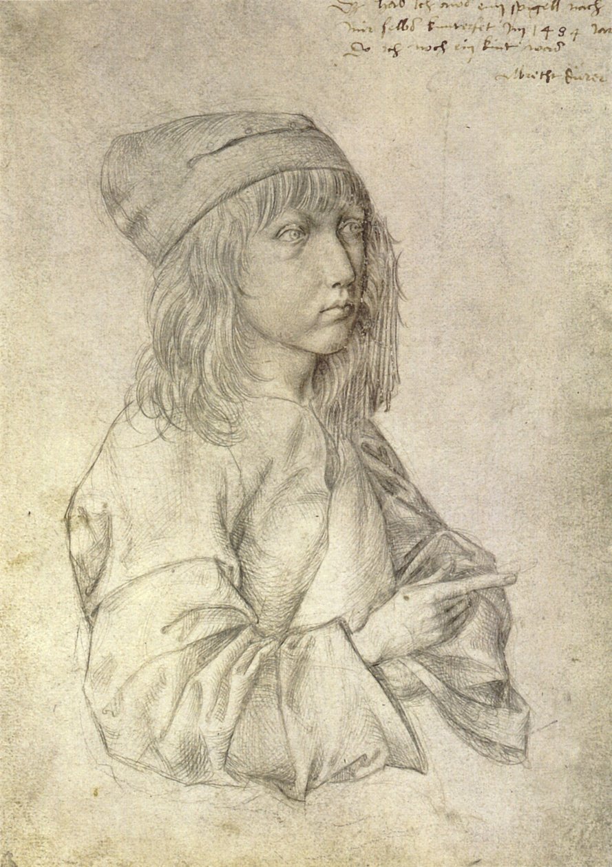 Selvportræt i en alder af tretten af Albrecht Dürer