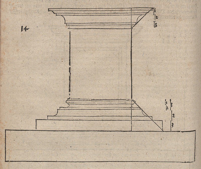 Sokkel uden trin til et planlagt monument af Albrecht Dürer