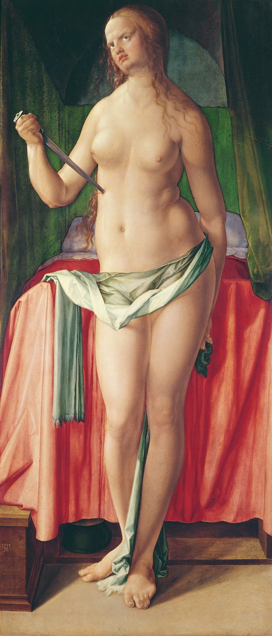 Lucretias død, 1518 af Albrecht Dürer