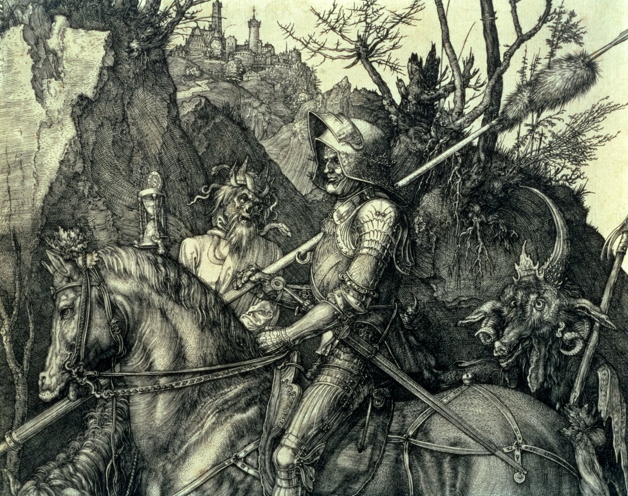 The Knight, Death and the Devil, 1513-14, detalje af Albrecht Dürer