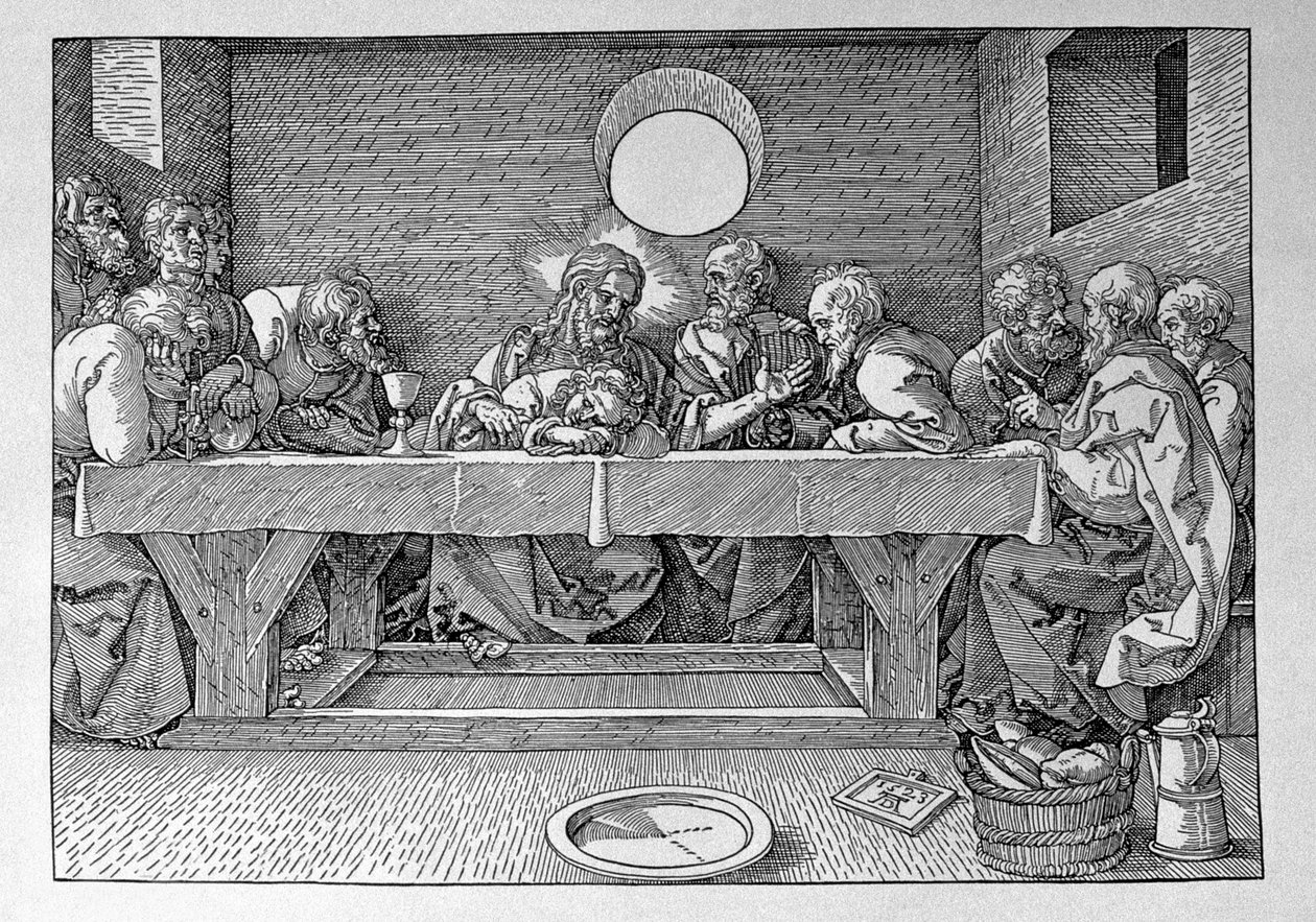 Den sidste nadver, pub. 1523 af Albrecht Dürer