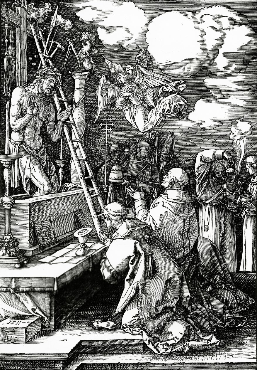 Sankt Gregors messe, 1511 af Albrecht Dürer