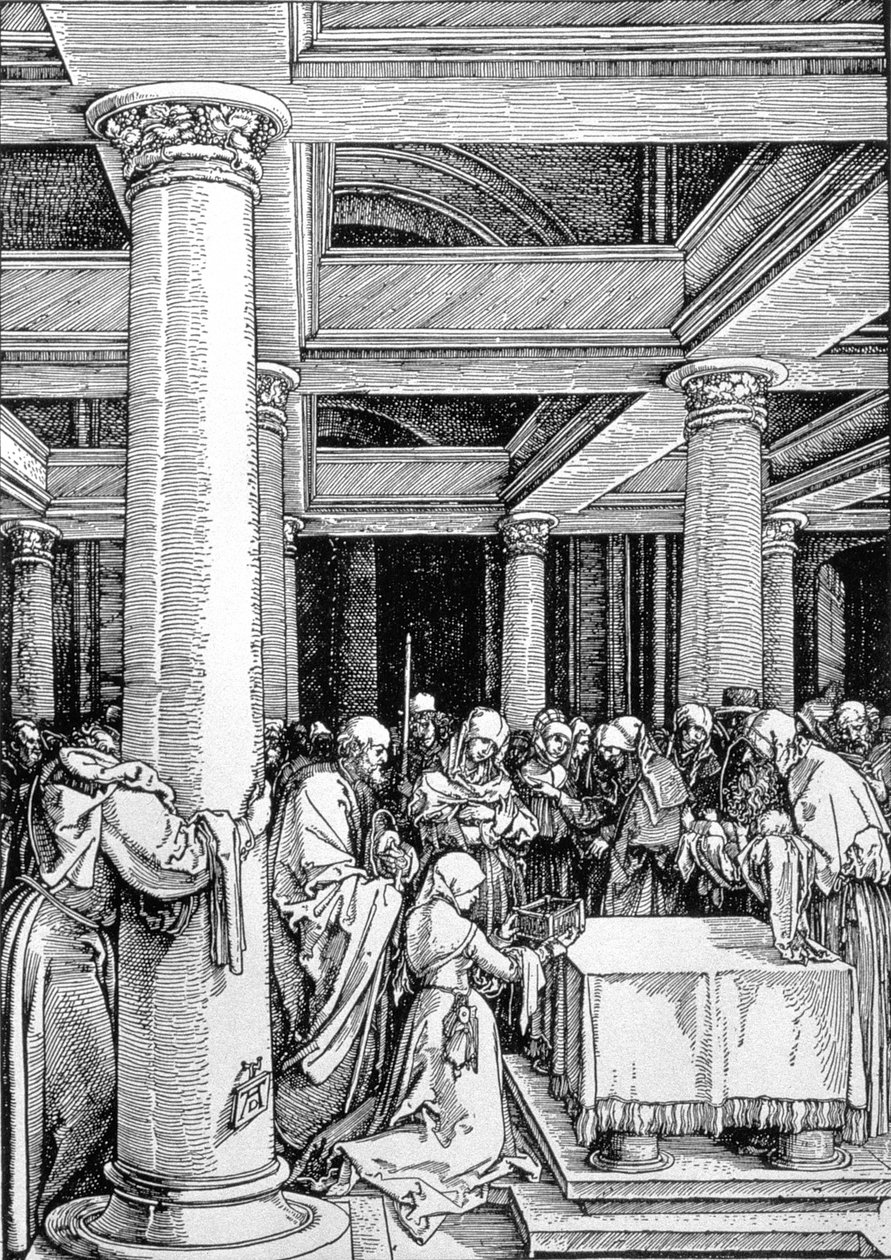 Præsentationen i templet, ca. 15034 af Albrecht Dürer