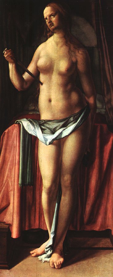 Selvmordet i Lucrezia af Albrecht Dürer