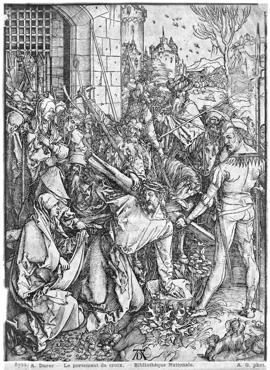 Bærelsen af korset af Albrecht Dürer