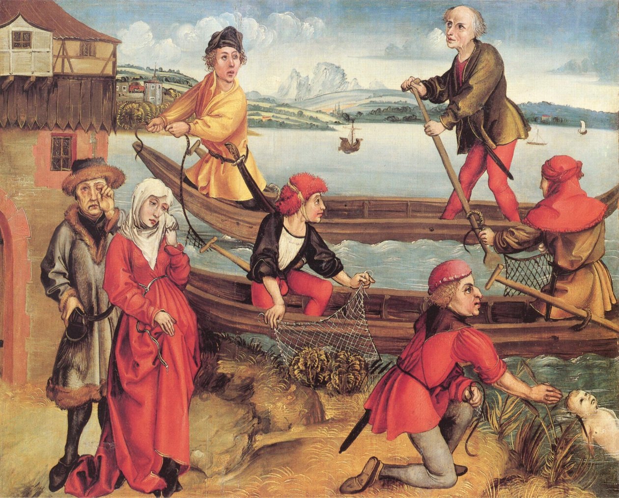 Vidunderlig redning af en druknet dreng fra Bregenz af Albrecht Dürer