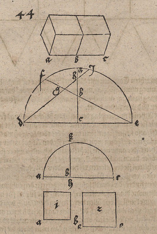 Tegninger til multiplikation af terningen af Albrecht Dürer