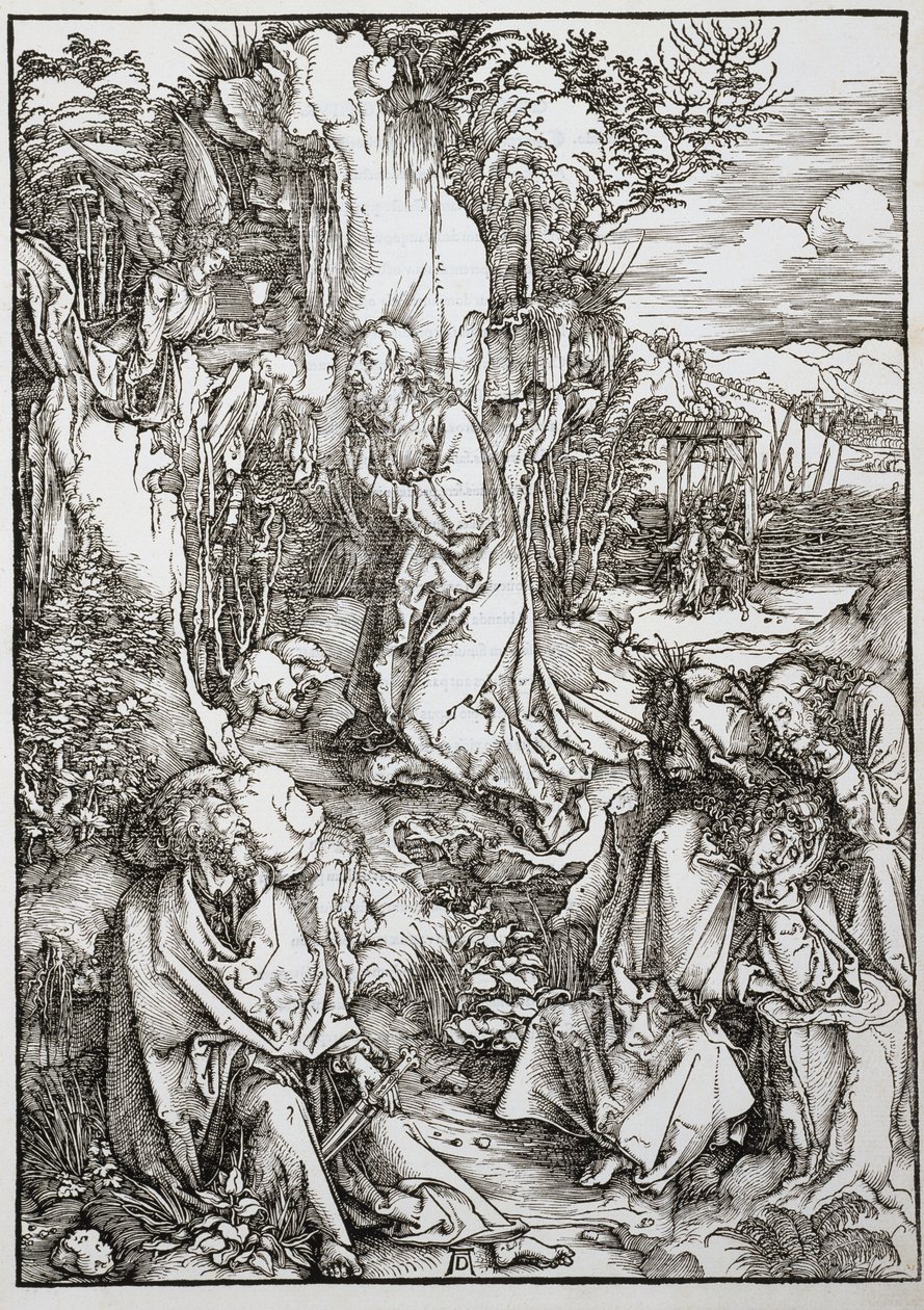 Agony in te Garden, ca.1496-97 af Albrecht Dürer