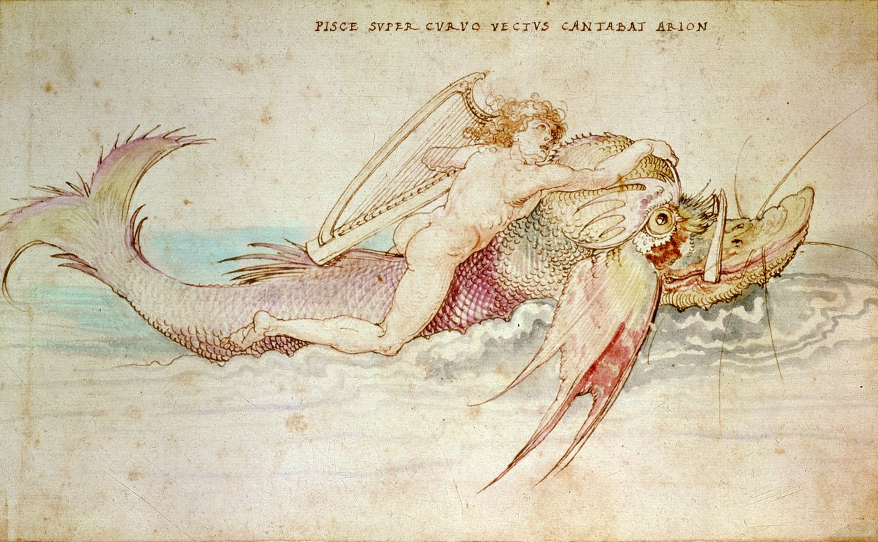 Arion, 1514 af Albrecht Dürer