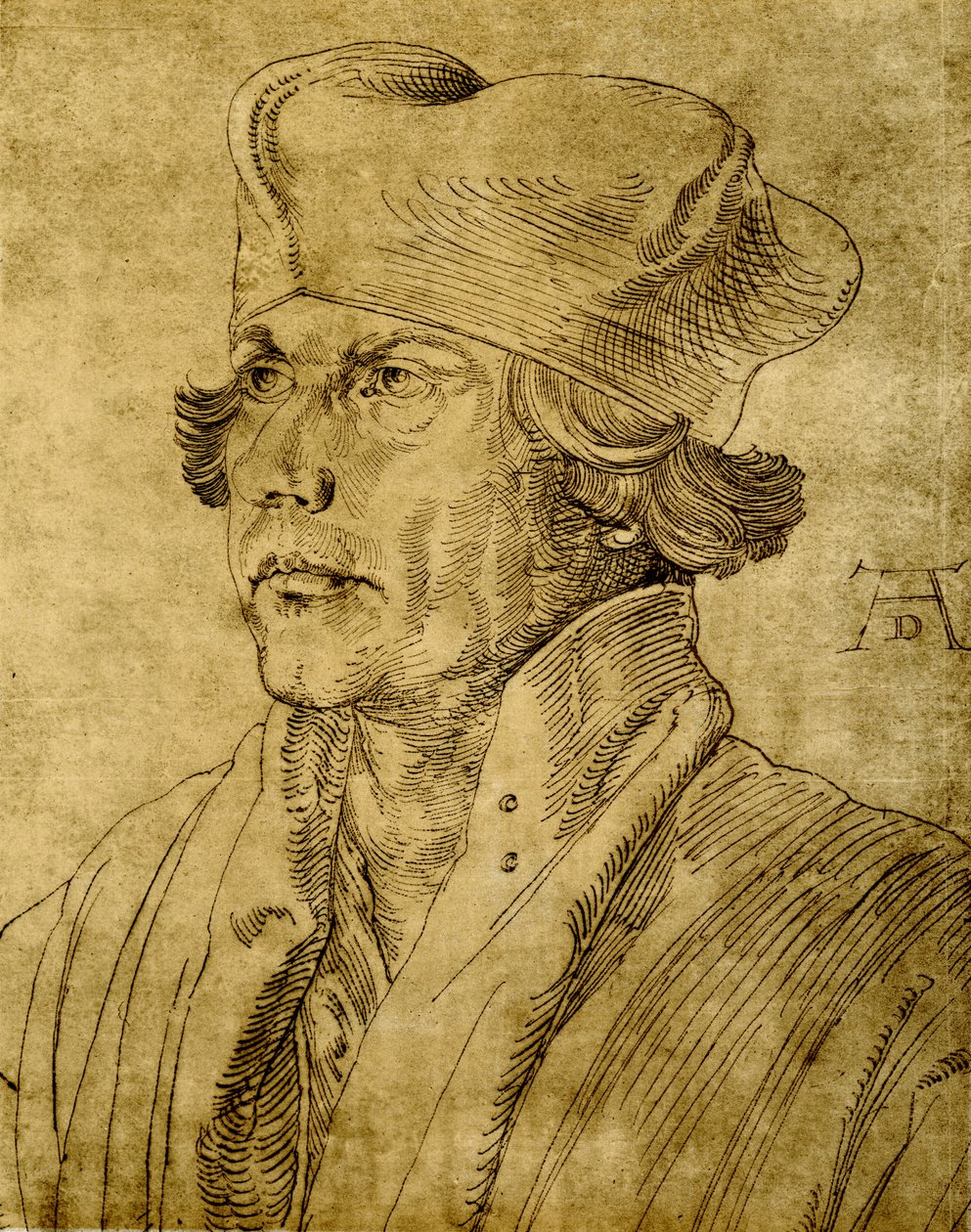 Kardinal Matthäus Lang von Wellenburg af Albrecht Dürer