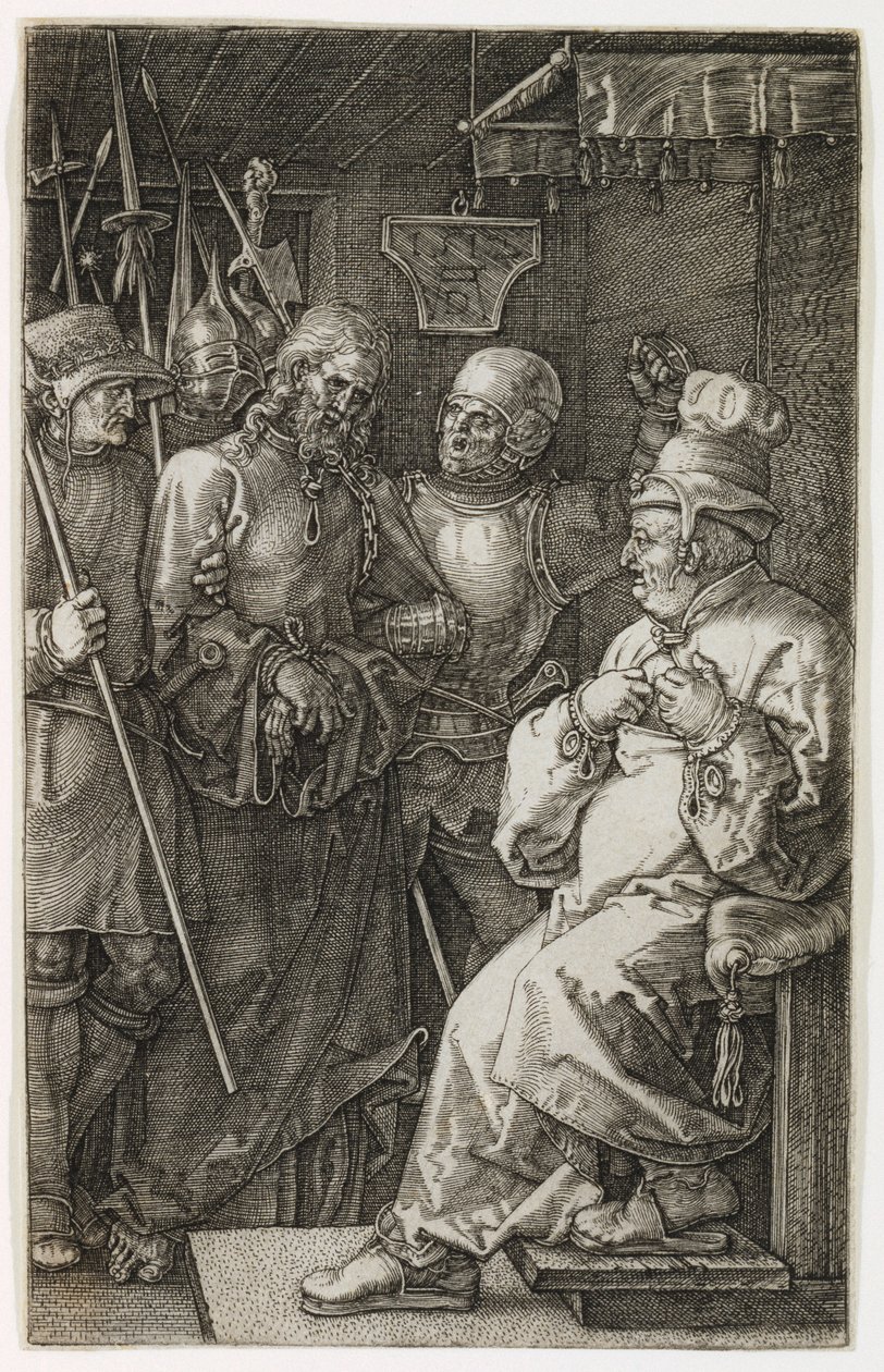 Kristus før Kajfas, 1512 af Albrecht Dürer